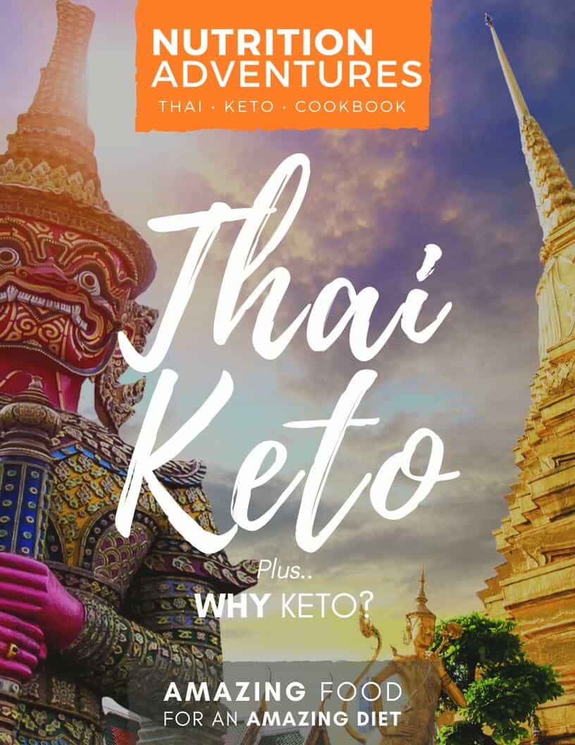 Thai Keto Shopping List Mini Cookbook Cover white copy