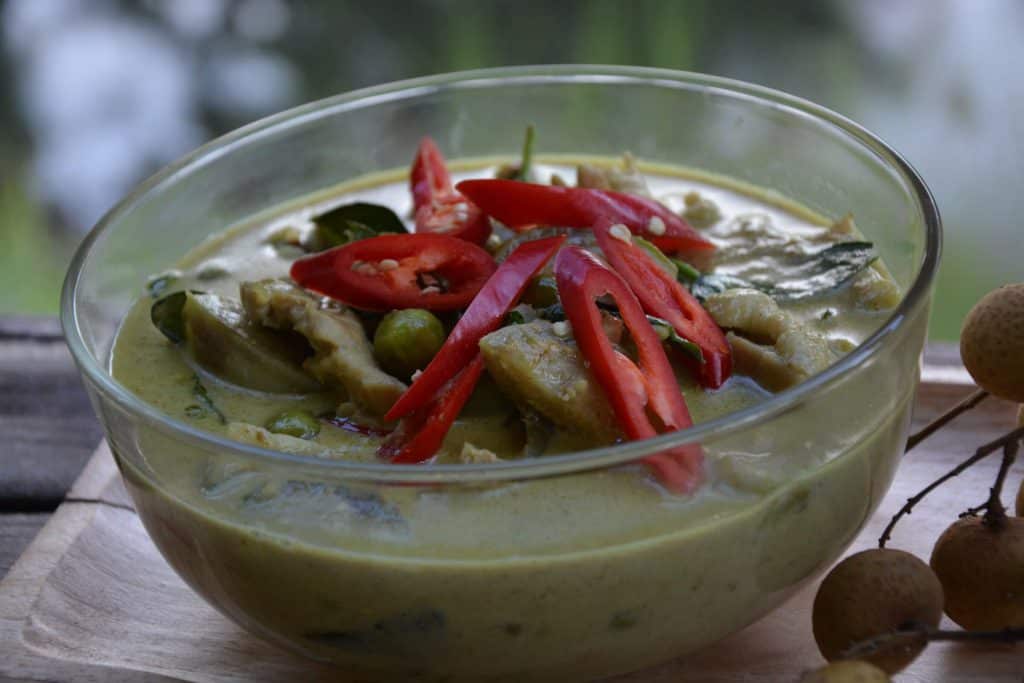 Green Curry Chicken Keto Paleo Gluten Free