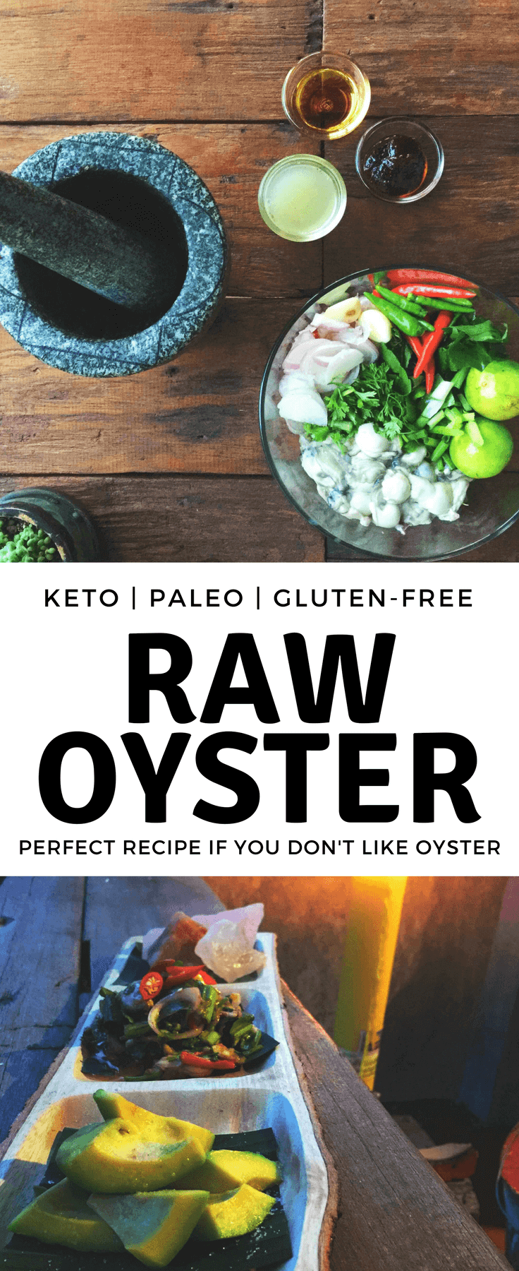 raw oyster recipe