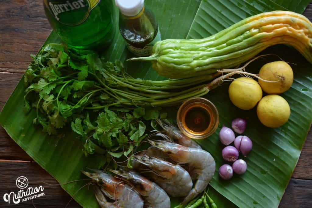 kung chae nampla recipe ingredients