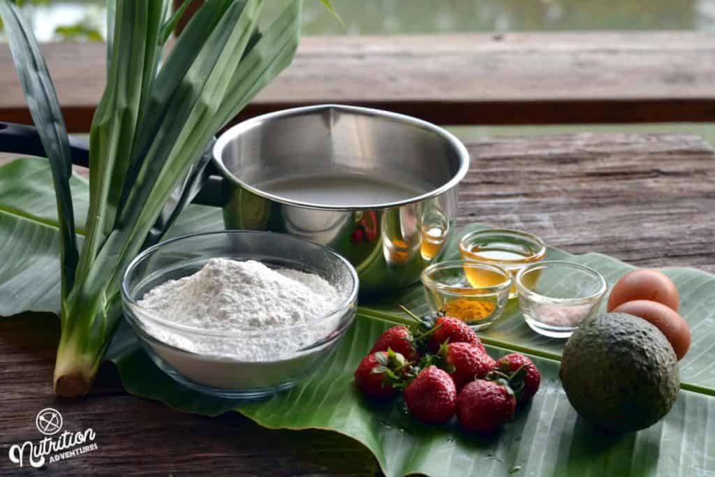 Bua Loi Thai Dessert Ingredients