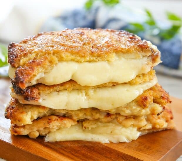 Keto grilled cheese